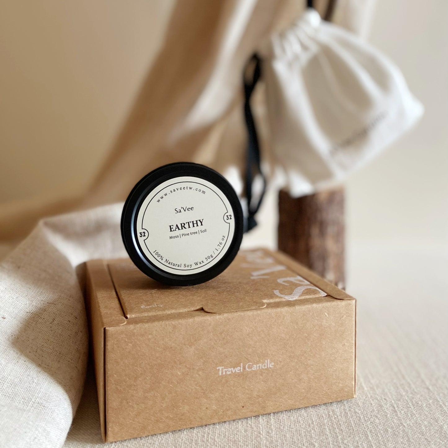 Sa'Vee 旅行蠟燭 No.32 擁抱大地 Travel Candle No.32 Earth