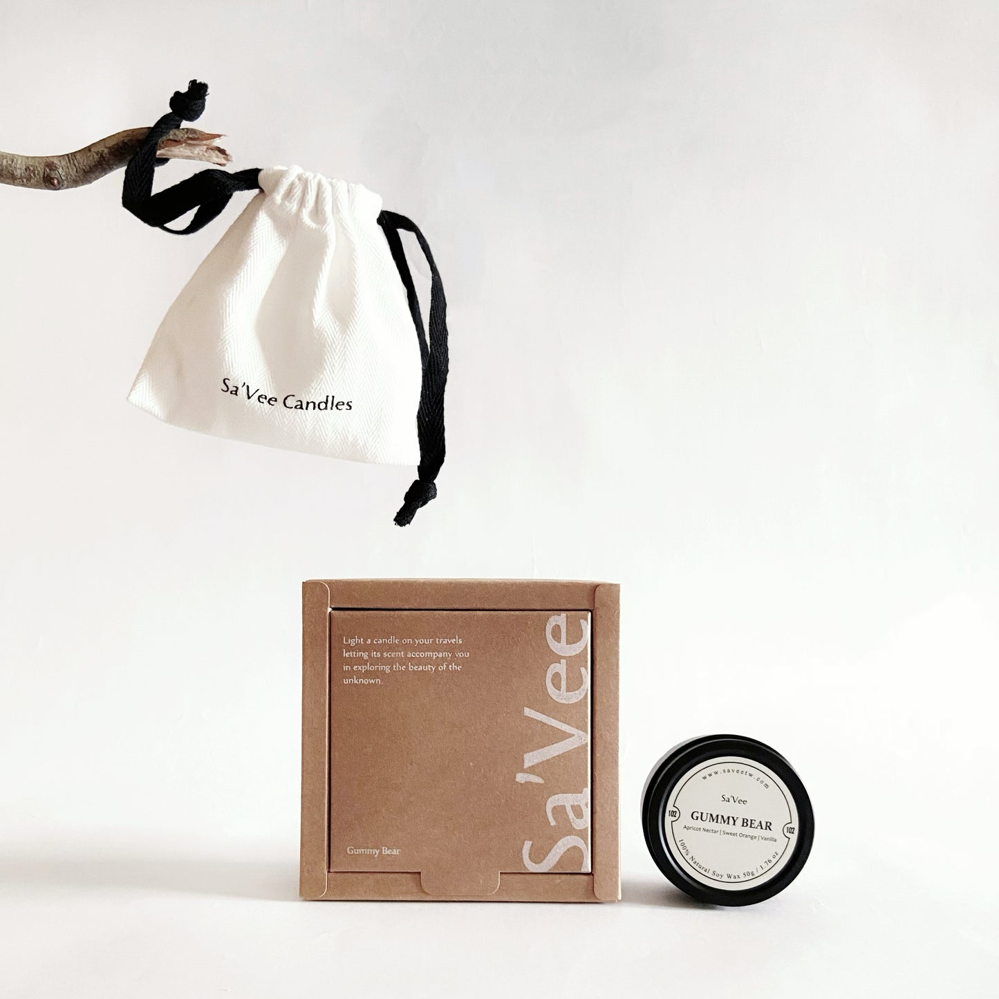 Sa'Vee 旅行蠟燭 No.102 小熊軟糖 Travel Candle No.102 Gummy Bear