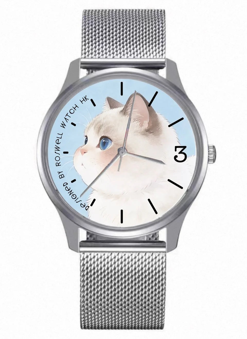 Roswell Watch HK ♡♡ 29mm 粉色治癒系貓貓錶 ♡