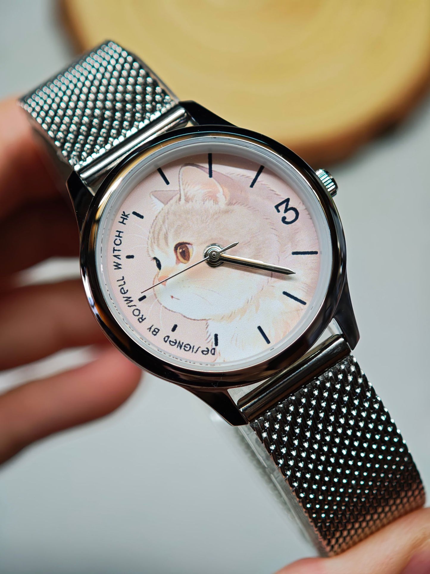 Roswell Watch HK ♡♡ 29mm 粉色治癒系貓貓錶 ♡