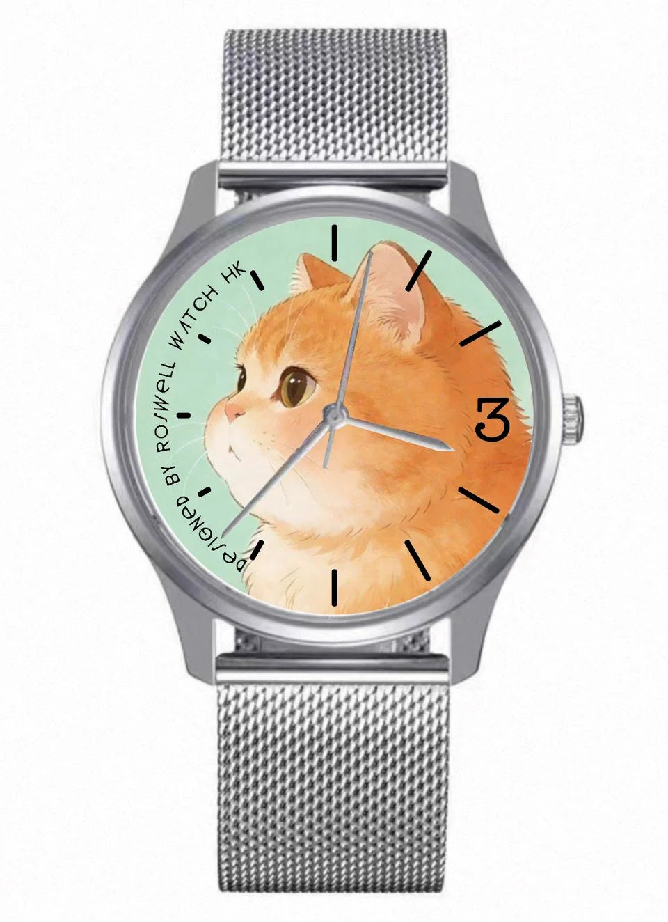 Roswell Watch HK ♡♡ 29mm 粉色治癒系貓貓錶 ♡