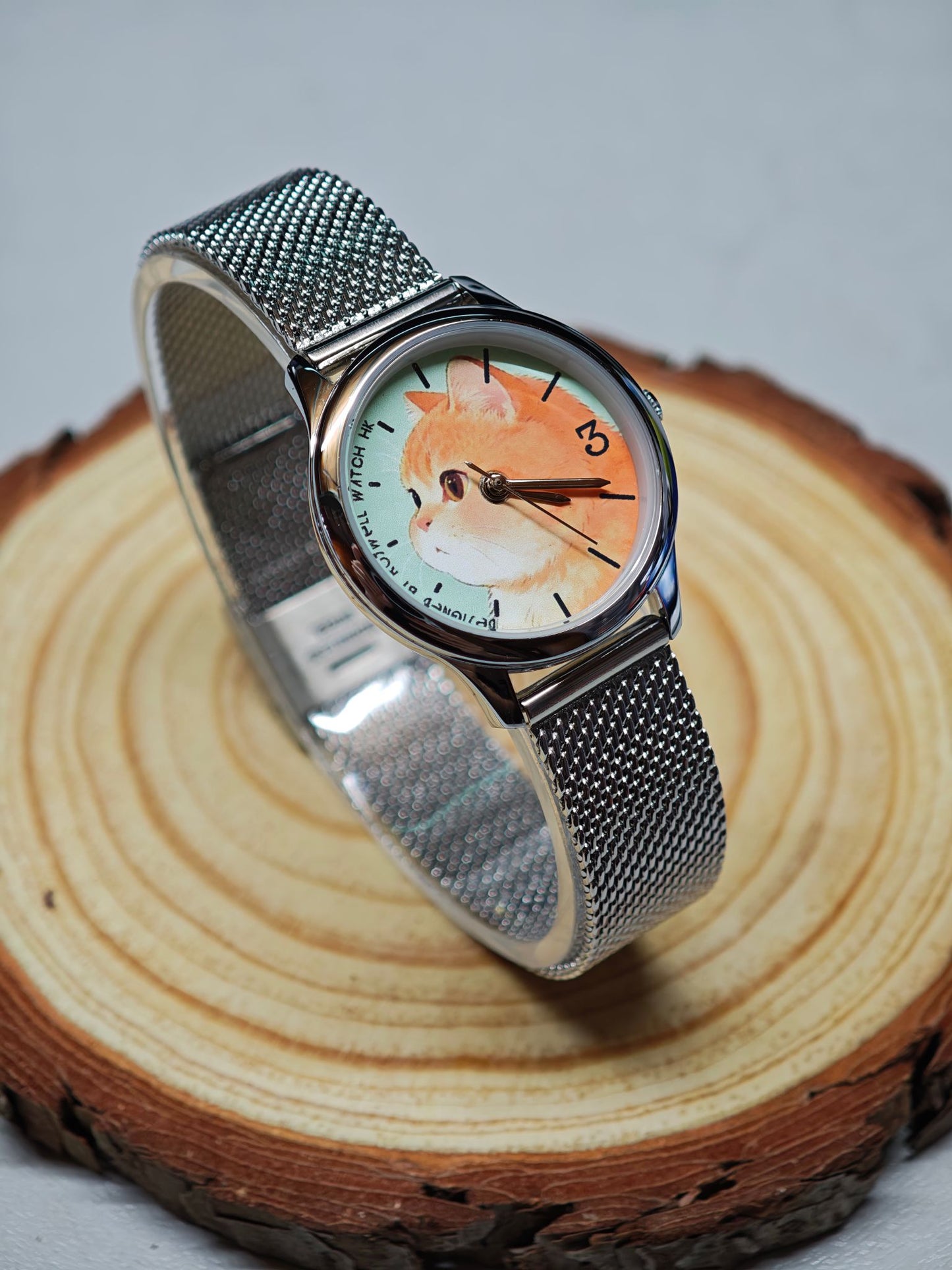 Roswell Watch HK ♡♡ 29mm 粉色治癒系貓貓錶 ♡