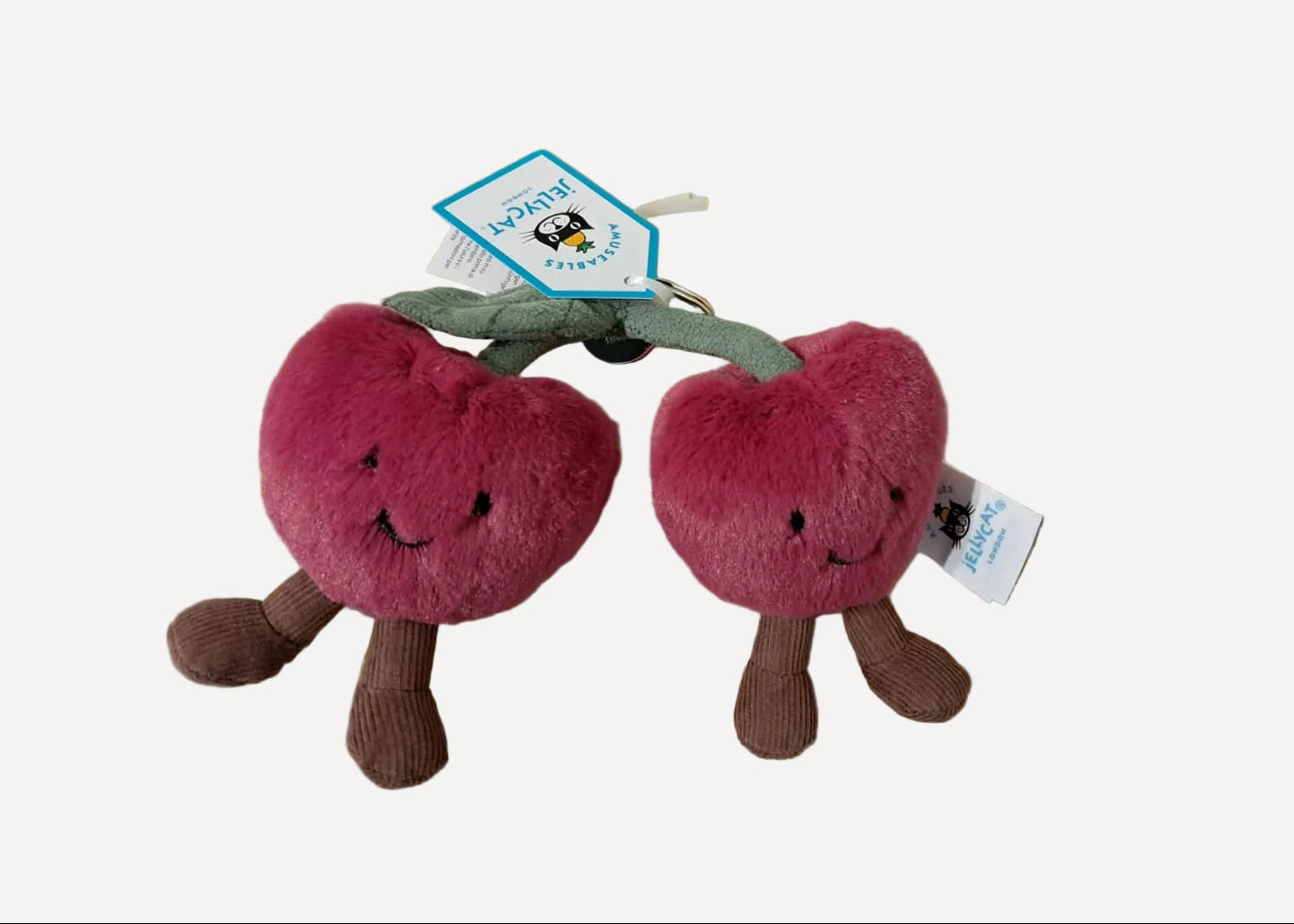 001 Jellycat ♡Amuseables Cherries Bag Charm♡