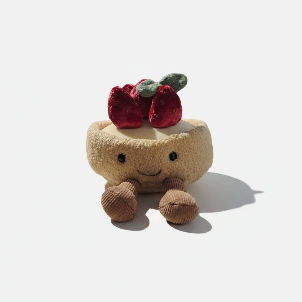 001 Jellycat ♡Amuseables Fleurette Tarte Aux Fraises♡ Strawberry Tart