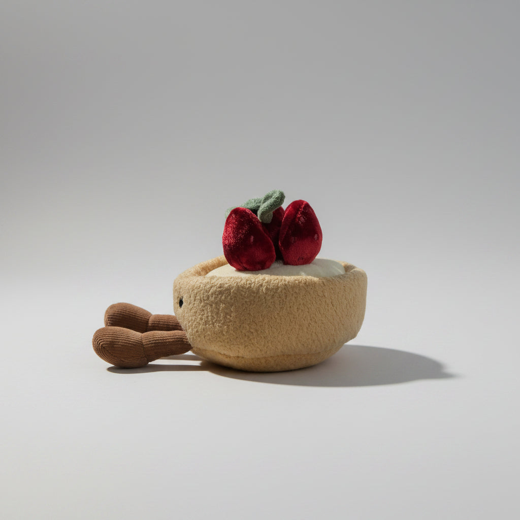 001 Jellycat ♡Amuseables Fleurette Tarte Aux Fraises♡ Strawberry Tart