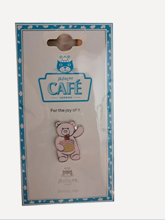 001 Jellycat ♡Pin 上海限定 Leola Bear with Strawberry Cake♡